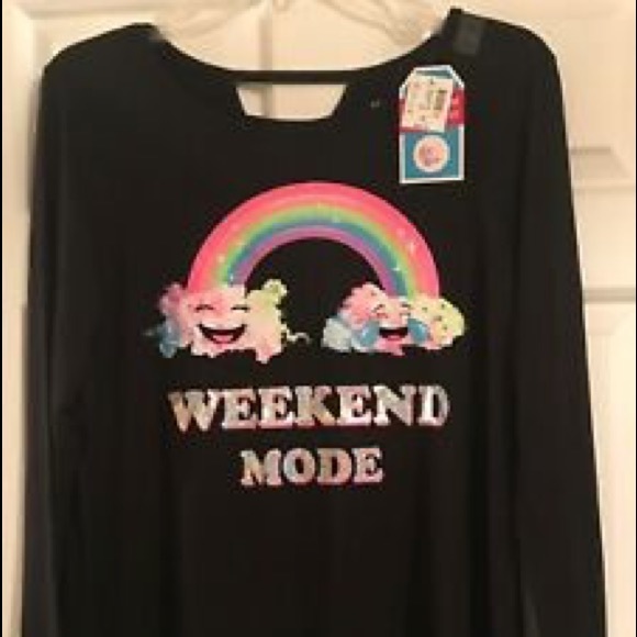 JUSTICE Weekend Mode Soft Shirt NWOT - Picture 2 of 4